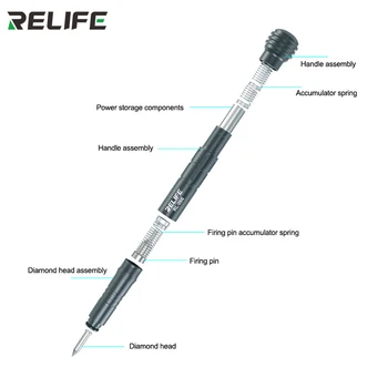 RELIFE LR-066 Stiklo dūžio Pen IPhone 11 12 Huawei mobilus Telefonas Galiniai Būsto Baterija Stiklo danga Pertraukiklis Sprogdinimo Priemonės 22195