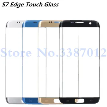 Samsung Galaxy S7 Krašto G935F G935A LCD Ekranas Išorinis Touch Panel Ekrano Stiklo Pakeitimas Priekinio Stiklo Lęšis 123714