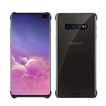 SAMSUNG Originalus Telefono Dangtelį Samsung Galaxy S10 S10Plus S10 X S10E SM-G9700 SM-G9730 G9750 Skaidrus kietas lukštas, Atveju Telefono