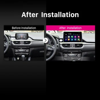 Seicane Aukštos Versija, RAM, 2GB ROM 32GB 9 colių Android 10.0 2.5 D IPS Ekranas Automobilio Multimedijos grotuvo 2017 Mazda ATENZA Radijo, GPS