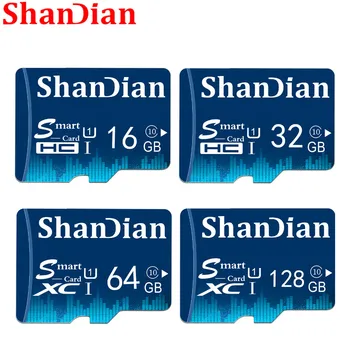 SHANDIAN Smart SD kortele 8gb 16gb TF Card Class 6 Didelės Spartos Mini Atminties Kortelė 32gb Smart sd Kortelę Realias galimybes Nemokamas Pristatymas 60143