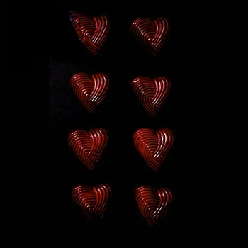 SHENHONG Valentino Širdis Šokolado Pelėsių Polikarbonato Kepimo Skardas 3D Susipina Meilė, Šokolado Liejimo formos Saldainiai Pelėsių Kepimo Įrankiai