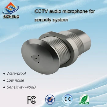 SIZHENG Lauko VAIZDO garso mic aliuminio lydinio medžiagos jautrumas-40dB saugumo sistema 35415