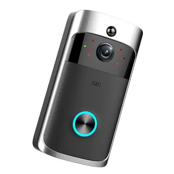 Smart Mobilusis Telefonas Durų Bell Kamera, WiFi Smart Video Domofonas Žiedas Doorbell Judesio Aptikimo Vaizdo Telefono Vaizdo Kamera 26362