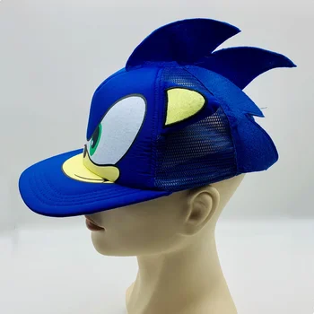 Sonic The Hedgehog Anime Skrybėlę Animacinių Filmų Mielas Reguliuojamas Bžūp Anime Beisbolo Kepuraitę Vaikams Sonic Veiksmų Dekoro Figma 152246