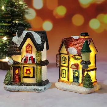 Staraise Linksmų Kalėdų LED Žibintai, Pakabučiai Lašas Papuošalai Kalėdų Stalo Dekoracija Namuose Kalėdos Santa Claus Žibintai Sniego