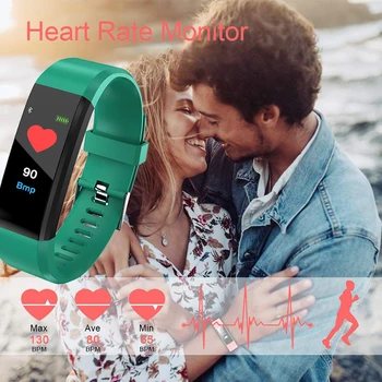 Sveikatos Apyrankę, kraujospūdžio Matavimas, Širdies ritmo Monitorius Fitness Tracker Smart Juosta Pedometer Apyrankė pk fitbits miband 3 69091