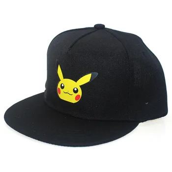 TAKARA TOMY naujas Pokemon Pikachu madinga skrybėlė vyrų ir moterų vienodo krašto hip-hop skrybėlę beisbolo kepuraitę hatfashion skydelis geriausia pardavimo 2020 m. 68930