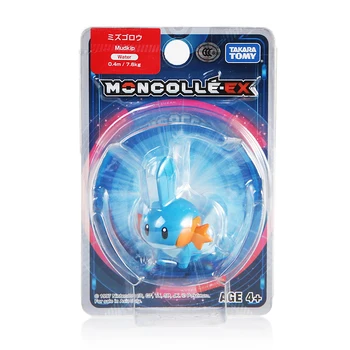 Takara Tomy Pokemon Moncolle-EX Sun Moon 4cm Mini Žaislų Kolekcijos Paveikslas Mudkip Naujos Langelyje 968689