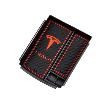 Tesla Model S X Konsolė talpinimo ABS Medžiagos Tesla Priedai 2667