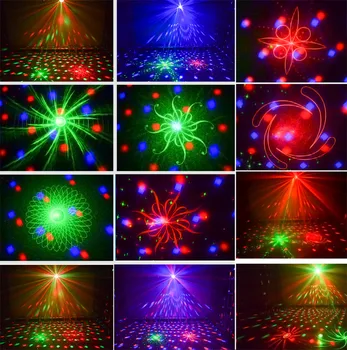 Thrisdar 120 Modelio RGB Magija Kamuolys Šalis, Diskoteka Šviesos Namų Vestuves KTV Baras Etape Lempos Kalėdos Šou Lazerio Projektorių Lempos