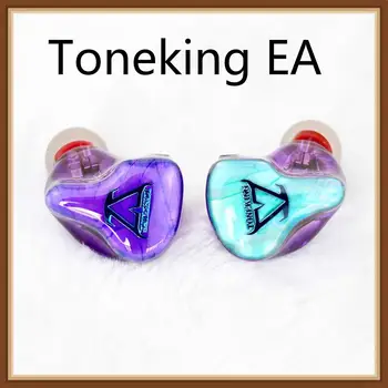 Toneking EA Elektrostatinės Alfa Elektrostatinės & BA Hibridiniai Vairuotojai HiFi Mumic Stebėti, In-ear Ausinės Nuimamas Kabelis