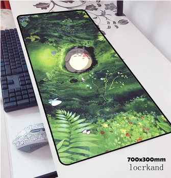 Totoro pelės kilimėliai 70x30cm padas su pele kompiuteris notbook kilimėlis, geriausias žaidimų kilimėlis žaidėjus, klaviatūra nešiojamojo kompiuterio pelės kilimėlis 103354