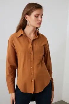 Trendyol Kišenėje Išsamiai Marškinėliai TWOAW21GO0501