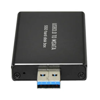 USB 3.0 MSATA SSD Standžiojo Disko Dėžutė Išorinį Kietąjį Diską Atveju 142793