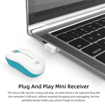 USB Belaidės Pelės 1600DPI USB 2.0 Imtuvas Optinė Kompiuterio Pelė 2,4 GHz Ergonomiškas Pelės, Nešiojamas KOMPIUTERIO, Garso Žaidimų Pelės