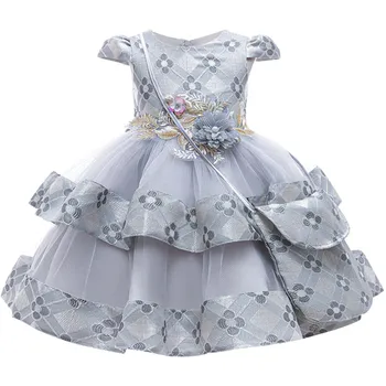 Vaikai Suknelė Mergaitėms Nėriniai Siuvinėjimo Suknelės Šalis Vestuvių Suknelė Gėlių Elegantiškas Princesė Suknelė Tutu Vaikų Drabužiai