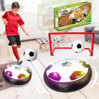 Vaikai Užveskite Futbolo Kamuolys, Sporto Žaislų Rinkinys Su 2 Tikslus Vaikai LED Šviesos Futbolo Disko Patalpų Lauko Žaidimai su Kamuoliu Lašas Laivybos
