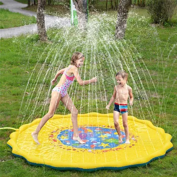 Vasaros 170cm Pripučiami Vandens Purškimo Kilimėlis Karšto Žaislai Vaikams, Jūros Gyvūnų Modelio Vonios Žaislai Švietimo Kūdikių Žaislų Lauko Įdomus Dovana