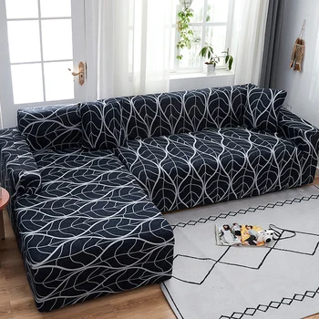 Vientisos spalvos kampas, sofa-apima kambarį elastinga spandex užvalkalai, sofos padengti ruožas sofa rankšluostį L formos, reikia pirkti 2piece 24280