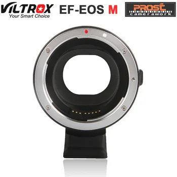 Viltrox EF-EOSM Elektroninė Automatinio Fokusavimo Objektyvo adapteris Canon EOS EF, EF-S objektyvas su EOS M EF-M M2 M3 M5 M6 M10 tvirtinimo Adapteris 136442