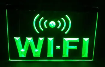 Wifi Alaus NR Bar Pub Klubas LED Neon Šviesos Ženklai