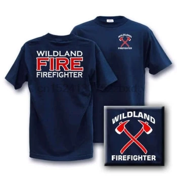 Wildland Gaisro Ugniagesiai Trumpas Rankovės Gaisrininkai Grafinis Tee Marškinėliai