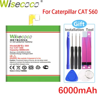WISECOCO 6000mAh S 60 Baterijos KAČIŲ S60 Mobiliųjų Telefonų Sandėlyje Aukštos Kokybės Baterija Su Sekimo Numerį