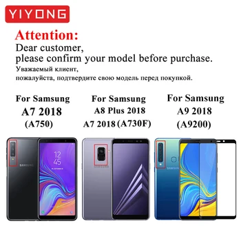YIYONG 5D Visiškai Padengti Stiklo Samsung Galaxy A8 A6 Plius 2018 A9 A9s A6s A8s A3 A5 A7 2017 Grūdintas Stiklas Screen Protector Stiklo 84208