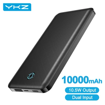YKZ PowerCore 10000mAh Galia banko Išorės Baterija Nešiojamas Įkroviklis Mini USB C Powerbank Poverbank PowerCore 