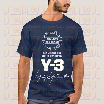 Yohji Yamamoto Logotipas Klasikiniai marškinėliai 2020 Naujausias Vyrų Trumpas Rankovėmis Populiarus Tees Marškinėliai Topai Nuostabi Unisex 168670