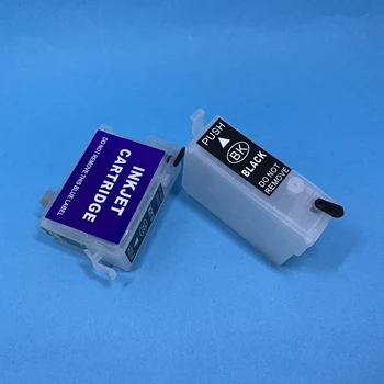 YOTAT 2vnt Tuščias daugkartiniai rašalo kasetė T1361 Epson K101 K201 K301 spausdintuvas su LANKU Lustas