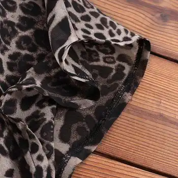 ZANZEA Moterų Suknelė 2021 M. Vasarą Ponios Off Peties, Leopardas spausdinimui Ilgai Vestidos Bohemijos Paplūdimio Sarafans Sundress Plius Dydžio Drabužius 138571