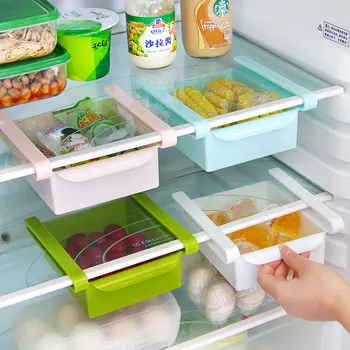 Šaldytuvas Talpinimo Ištraukiamas Stalčius Tipas Šaldytuvas Bako Dėžutės Maisto Produktų, Vaisių Organizatorius Dėžes, Virtuvė Talpykla