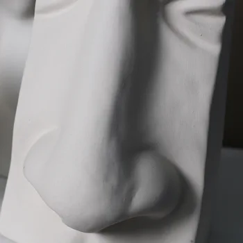 Šiaurės Minimalistinio Abstrakčios Vazos Žmogaus Veido Kūrybos Ekranas Kambarys Dekoratyvinis Galvos Formos Vaza Kambarį Dekoruoti Ornamentais