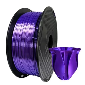 Šilko pla Juoda 1.75 mm 1kg PLA šilkiniai Turtingas Blizgesį 3d Spausdintuvo kaitinimo blizga violetinė raudona, vario šilko jausmas, kaip spausdinimo medžiagų