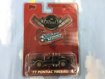 1/64 Automobilių 77 Pontiac Firebird Smokey Banditas Filmą Automobiliai Nekilnojamojo Važiuoja Metalo Diecast Lydinio Modelio Automobilių