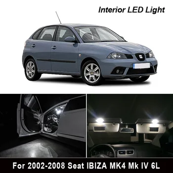 10X LED Licencijos numerio ženklo žibintas + Interjero priešrūkiniai Žibintai rinkinys 2002-2008 Sėdynių Priedai IBIZA MK4 Mk IV 6L