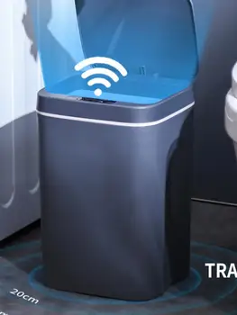 14L Namų Protingas Šiukšliadėžės Automatinė Šiukšlių Dėžę Su Dangčiu sumetami į šiukšlių konteinerį Smart Jutiklis Elektros Atliekų Konteinerius, Eco-Friendly sumetami į šiukšlių konteinerį