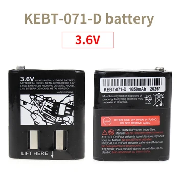 1650mAh KEBT-071-A KEBT-071-D 3 AA Ni-Mh Baterija, dėl MOTOROLA Talkabout EM1000 T4900 T9680R MC220 MS350R Serija
