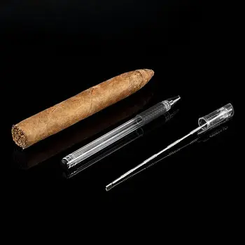 1Pc Nerūdijantis Plienas, Cigarų Adata rūkyti Punch Cutter Nešiojamų Metalo Puncher Kelionės Rūkymo Reikmenys Cigarų