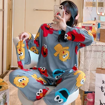 2020 Japonų anime stiliaus doraemon yra mielas pajama nustatyti moterų namų laisvalaikio izoliaciją, namas Kawaii mergaičių atsitiktinis pižama