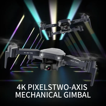 2020 NAUJAS SG907 Pro Drone Quadcopter GPS 5G WIFI 4k HD Mechaninė 2-Ašis Gimbal Kamera Palaiko TF Kortelę RC Tranai Atstumas 800m