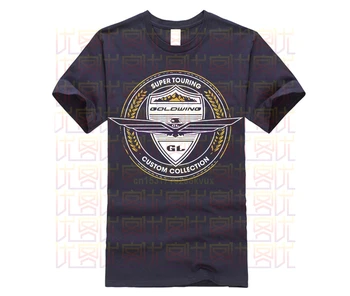 2020 Naujas Vasaros Marškinėliai, Japonijos Motociklų vyrų Gold Wing Užsakymą Surinkimo Juoda t-shirt, Xl Cool t-shirt