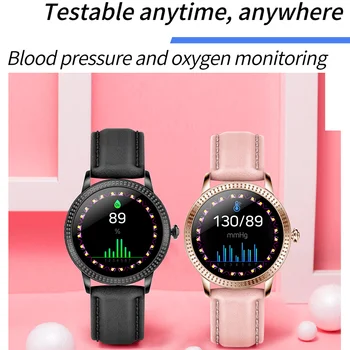 2020New Mados Smart Watch Moterų jutiklinių IP67 atsparus Vandeniui Širdies ritmo Monitorius Sport Fitness Tracker Smartwatch 