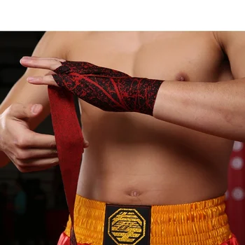 2vnt/pak 3/5M Bokso Vertus Apsiaustas MMA Kick Bokso Handwraps Mokymo 5cm Plotis Tvarsliava