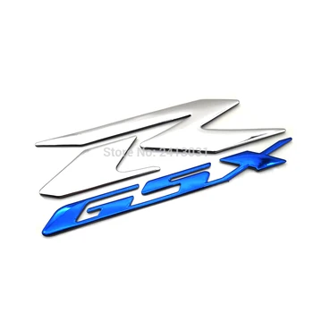 2X Motociklo GSXR Logotipas, Emblema, Lipdukai, Decal 3D Padidinti R Suzuki Hayabusa GSXR1000 GSX-R 600 750 1300