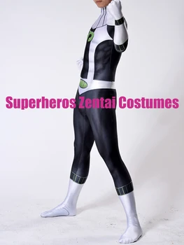 3D Spausdinimo Danny Phantom Cosplay Kostiumų Užsakymą Vaiduoklio Kostiumas Helovyno Karnavalas Zentai Catsuit
