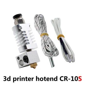3D Spausdintuvas Dalys hotend JK-10 suderinama CR-10 CR-10S pakeisti CR8/CR10 E3D V6 Išvyniojamų Ekstruderiu 1.75/0.4 antgalis