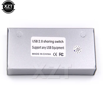 4 Prievadai USB 2.0 Automatinė bendrinimo pereiti 4 1 iš USB switcher adapteris box selektorių USB hub PC skeneris, spausdintuvas karšto pardavimo